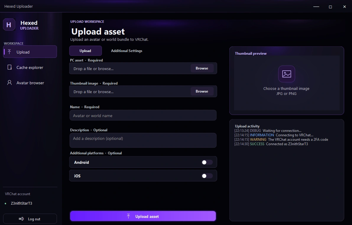 VRChat Reuploader